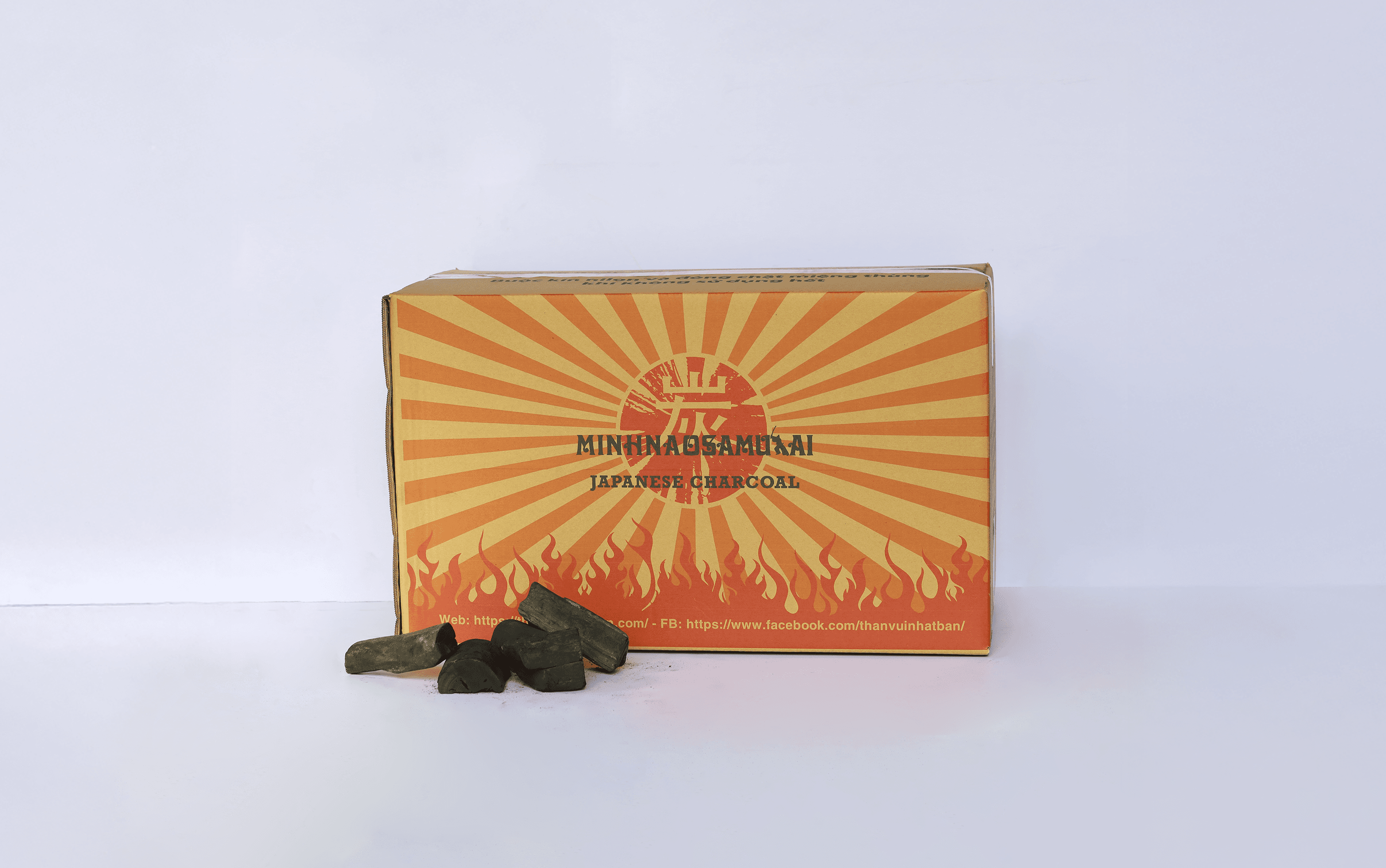 Than samurai không khói cao cấp